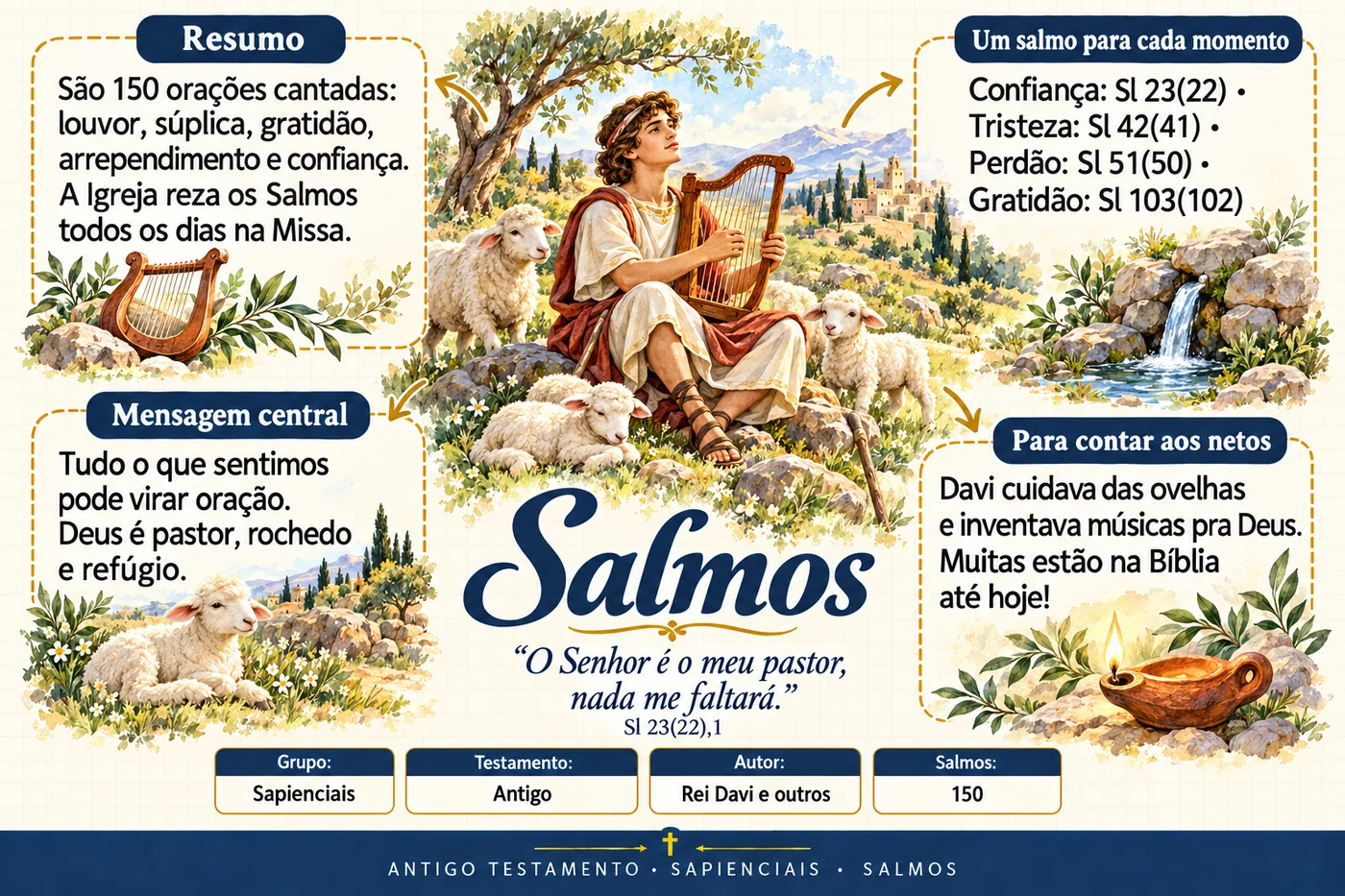Mapa ilustrado dos Salmos