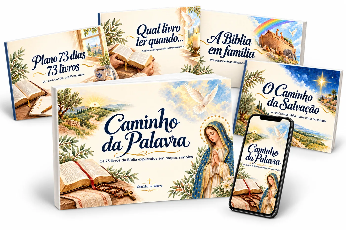 O guia Caminho da Palavra e os 4 bônus em PDF